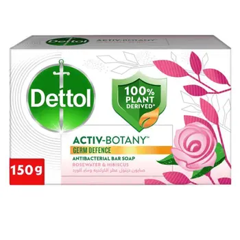 Dettol Activ-Botany Rosewater & Hibiscus Soap 3x150g