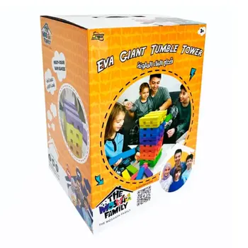 مشيع قطع البنا ء الملونة العملاقة 1عبوة