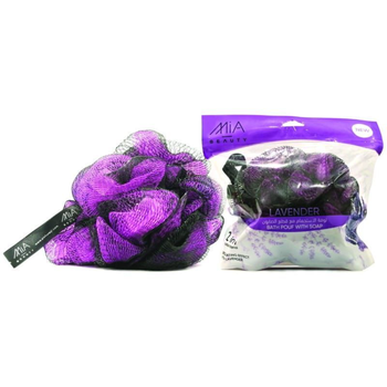 Mia Beauty Lavender Bath Pouf with Soap 120g