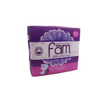 Fam Large Cotton Soft Pads 30 Pieces