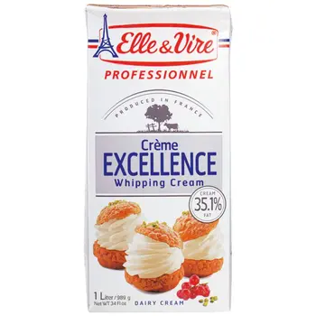Elle & Vire Professionnel UHT Whipping Cream 1L