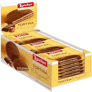 Loacker Tortina Biscuit Wafer 24x21g