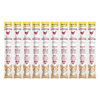 Gimcat Poultry Sticks 10x50g