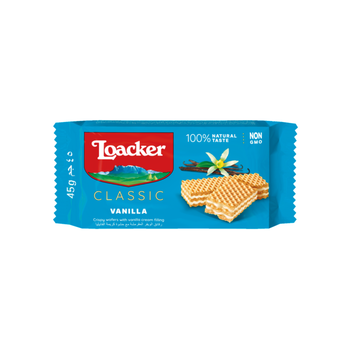 Loacker Classic Vanilla Wafer 45g