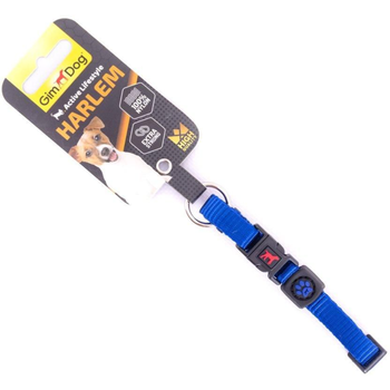 GimDog Harlem Blue Nylon Collar