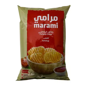 مرامي رقائق بطاطس بنكهة الكاتشب 12جرام