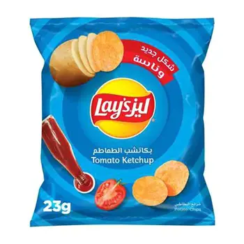 ليز رقائق البطاطس بنكهة الكاتشب 12×21جرام