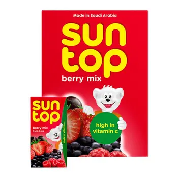 سن توب شراب توت مشكل 18×125مل