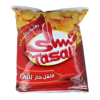 تسالي رقائق بنكهة الحار 25جرام