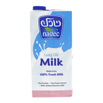 Nadec Skimmed Long Life Milk 1L