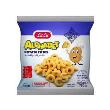 Lulu Alphabet Frozen Potato Fries 750g