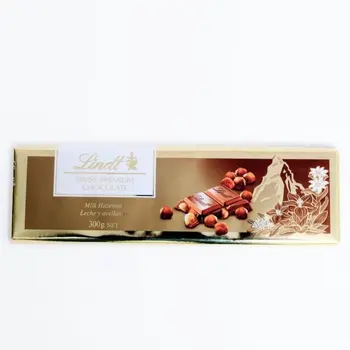 ليندت شيكولاته بالحليب والبندق 300جرام