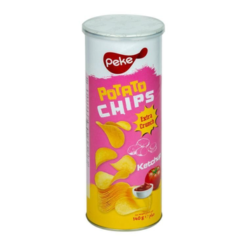Peke Ketchup Extra Crunch Potato Chips 140g