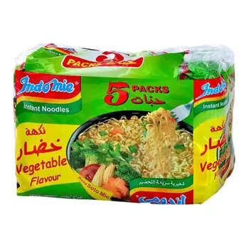 إندومي شعيرية سريعة التحضير بالخضار 5×75جرام