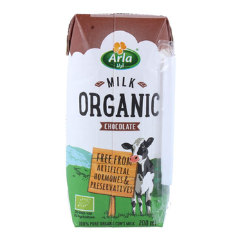 ارلا حليب عضوي بالشوكولاتة 200مل