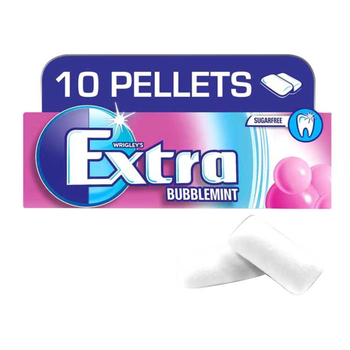 Wrigley's Extra Bubble Mint Sugar-Free Gum 14g