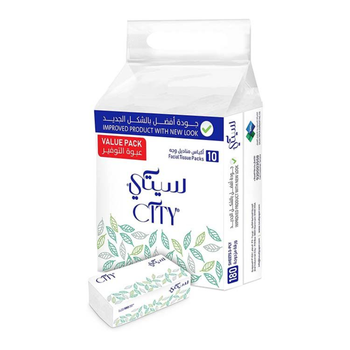 سيتي مناديل وجه عبوة إعادة تعبئة 160ورقة