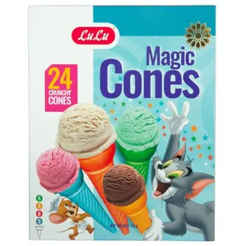 Lulu Crunchy Magic Cones 24x96g