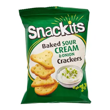 Snackits Sour Cream & Onion Crackers 26g