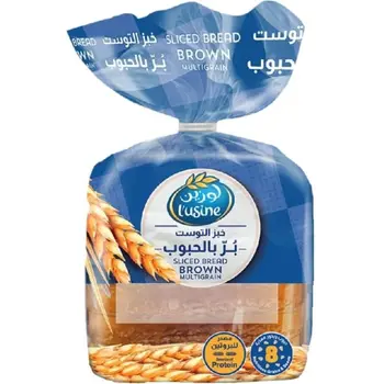 لوزين خبز بني شرائح بالحبوب 275جرام