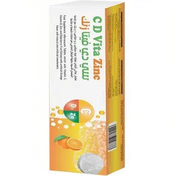 C D Vita Orange Effervescent Zinc Tablets 20 Count