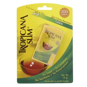تروبيكانا سليم أقراص التحلية الخالية من السعرات الحرارية 300قطعة
