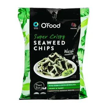 O'Food Wasabi Seaweed Chips 35g