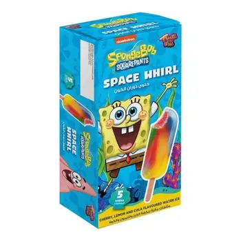 Spongebob Squarepants Space Whirl Ice Cream 5x50g