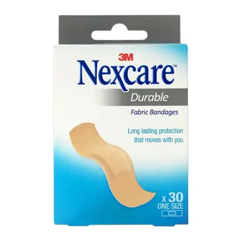 3M Nexcare Durable Fabric Bandage 30 Pieces