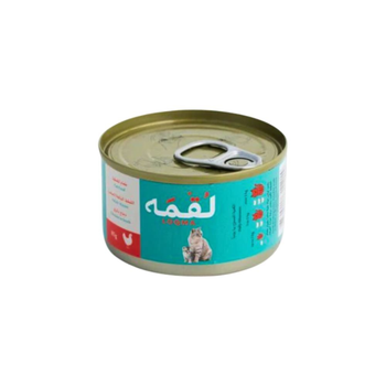 لقمه طعام رطب للقطط بالدجاج بالمرق 85جرام