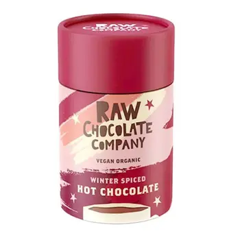 روو الشوكولاتة الخام الشتوية المتبلة بالشوكولاتة الساخنة العضوية 200جرام