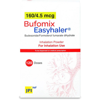 JPI Easyhaler Budesonide/Formoterol Inhaler 160/4.5 mcg