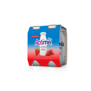 أكتيميل مشروب ألبان بالفراولة 4×93مل