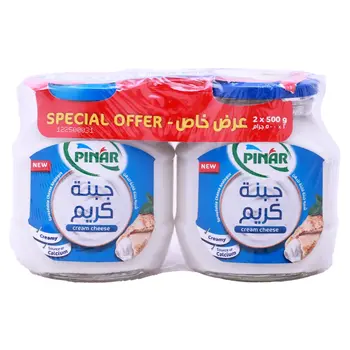 بينار جبنة كريمية قابلة للدهن 2×500جرام