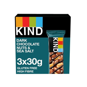 بي كايند لوح الشوكولاتة الداكنة بالمكسرات و ملح البحر 3 × 30جرام