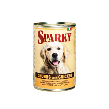 Sparky Chicken Chunks Dog Wet Food 415g