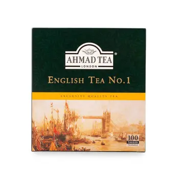 Ahmad Tea English Tea No.1 100 Tagged Teabags