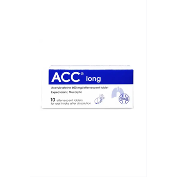 ACC Long Acetylcysteine Effervescent 10Tablets