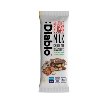 Diablo Sugar-Free Milk Chocolate with Hazelnuts 75g