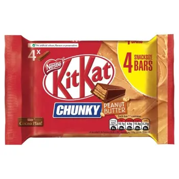 Nestlé KitKat Peanut Butter Chunky 4x134g