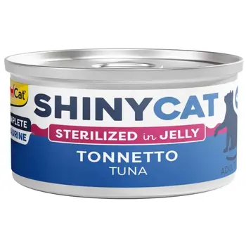 جيم كات شايني كات معلبات تونة في الجلي للقطط المعقمة 70جرام