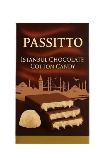 Passitto Chocolate Filled With Cotton Candy 96g