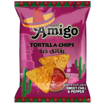 اميجو تورتيلا فلفل حار حلو 180جرام