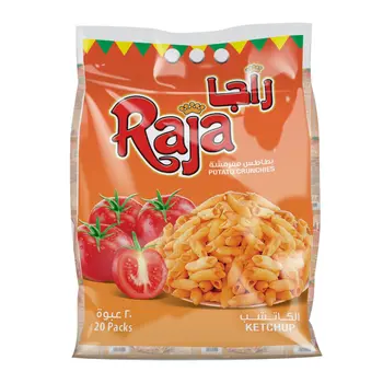 Raja Ketchup Potato Crunchies 20x12g Pack