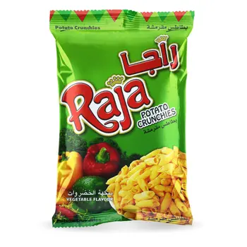 راجا مقرمشات بطاطس خضار 120جرام