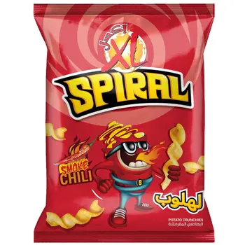 XL Smoked Chili Spiral Potato Crunchies 35g