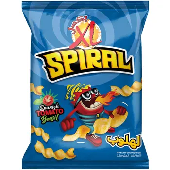 XL Spanish Tomato Basil Potato Crunchies 100g
