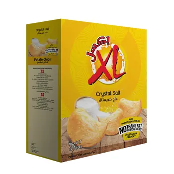 XL Crystal Salt Potato Chips 12x21g
