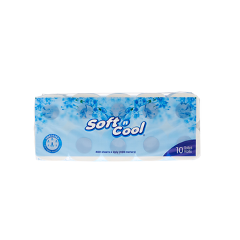 Soft N Cool 2-Ply Toilet Rolls 10x400 Sheets