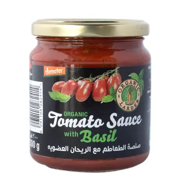 أورجانيك لاردر صلصة الطماطم مع الريحان 300 جم